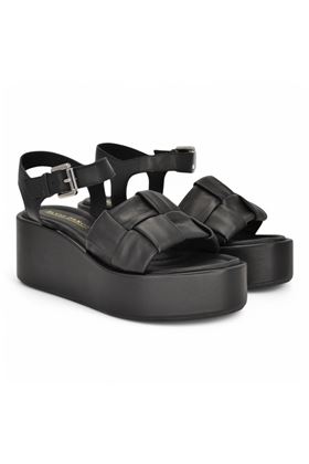 Zatterone in pelle colore nero. ELVIO ZANON | EB0904-NERO